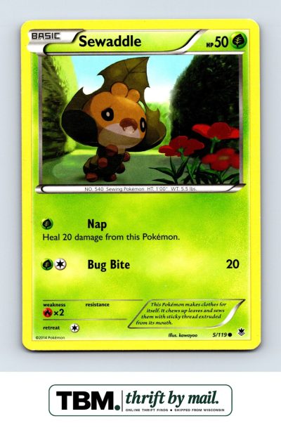 2014 Pokemon XY - Phantom Forces #5/119 Sewaddle
