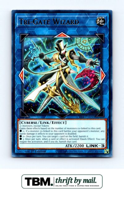 2024 Yugioh #CRBR-EN050 Tri-Gate Wizard