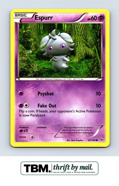 2014 Pokemon XY - Flashfire #42/106 Espurr