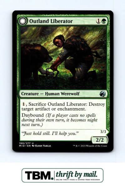 2021 Magic the Gathering Innistrad: Midnight Hunt #190 Outland Liberator