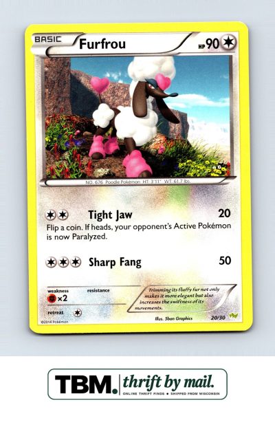 2014 Pokemon XY Trainer Kit: Sylveon & Noivern #20/30 Furfrou (#20