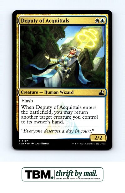 2024 Magic the Gathering Ravnica Remastered #177 Deputy of Acquittals