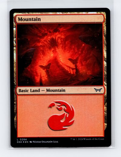 Magic: The Gathering Duskmourn: House of Horror #284 Mountain (0284) Foil
