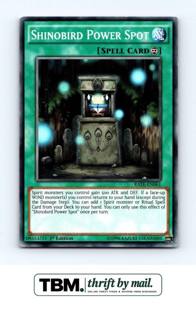 2017 Yugioh #RATE-EN061 Shinobird Power Spot