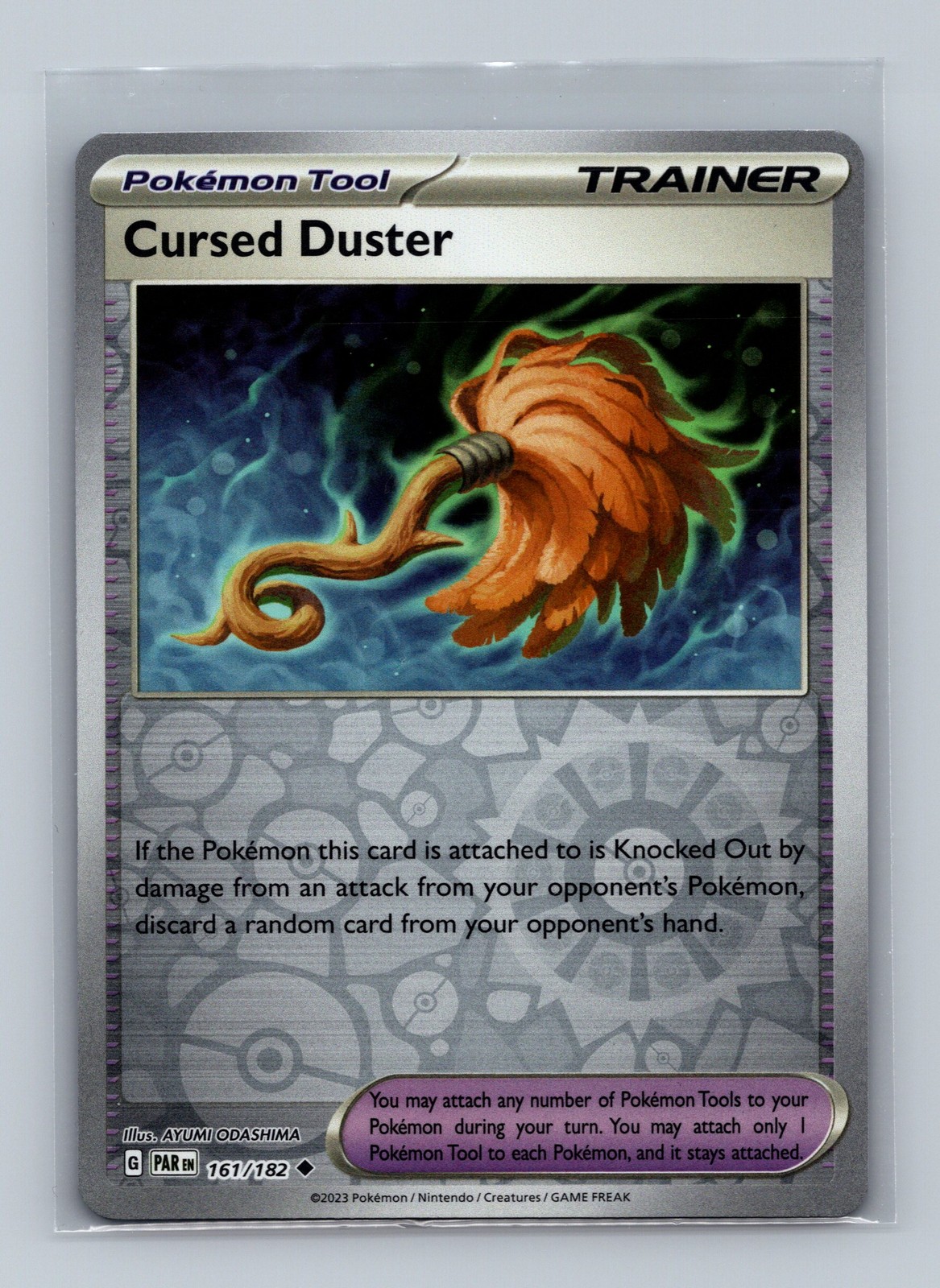 Pokémon TCG Paradox Rift #161/182 Cursed Duster Holo