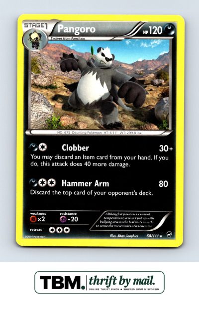 2014 Pokemon XY - Furious Fists #68/111 Pangoro