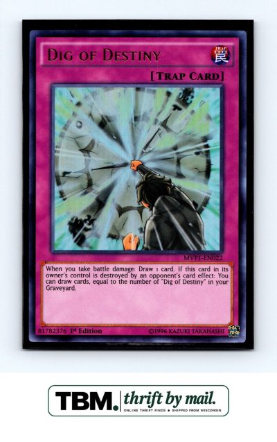 2016 Yugioh #MVP1-EN022 Dig of Destiny Foil