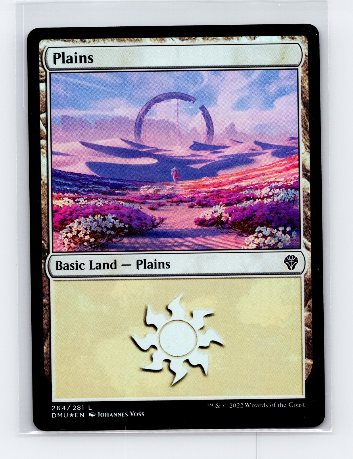 Dominaria United #264 Plains Foil Basic Land