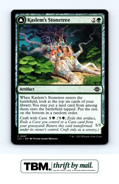 2023 Magic the Gathering The Lost Caverns of Ixalan #197 Kaslem's Stonetree