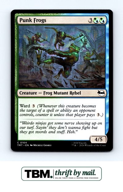 2026 Magic the Gathering Teenage Mutant Ninja Turtles #164 Punk Frogs