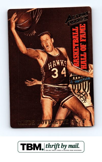 1993 Topps Action Packed Hall of Fame #30 Clyde Lovellette St. Louis Hawks