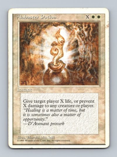 Magic: The Gathering Fourth Edition Alabaster Potion