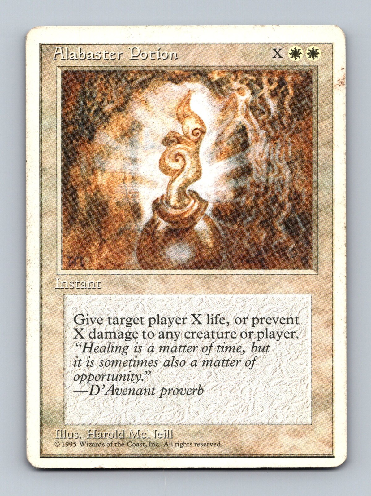 Magic: The Gathering Fourth Edition Alabaster Potion