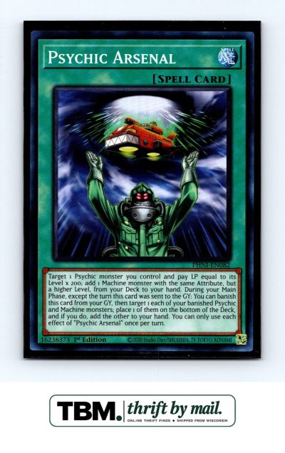 2024 Yugioh #PHNI-EN082 Psychic Arsenal Foil