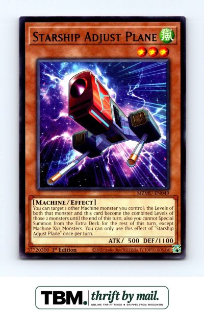 2026 Yugioh #MZMU-EN049 Starship Adjust Plane