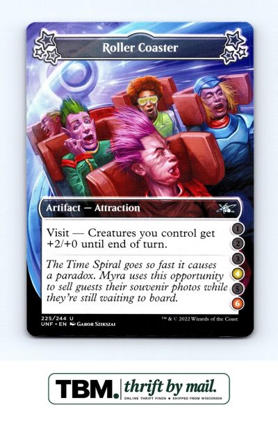 2022 Magic the Gathering Unfinity #225 Roller Coaster (4-6)
