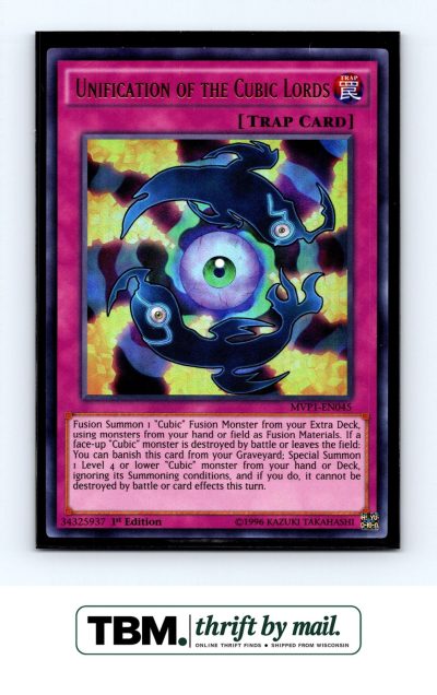 2016 Yugioh #MVP1-EN045 Unification of the Cubic Lords Foil