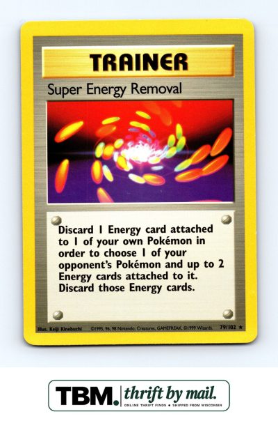 1999 Pokemon Base Set #079/102 Super Energy Removal