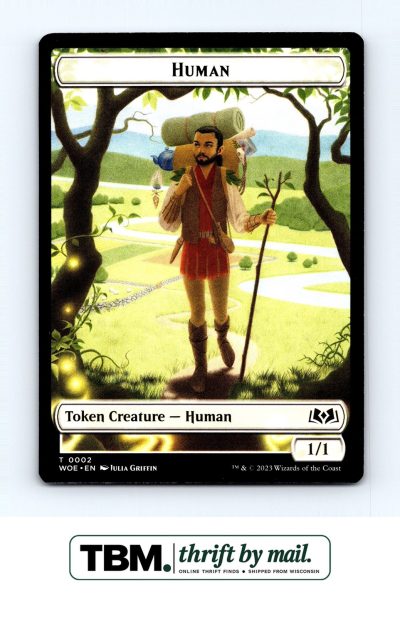 2023 Magic the Gathering Wilds of Eldraine #2 Human Token