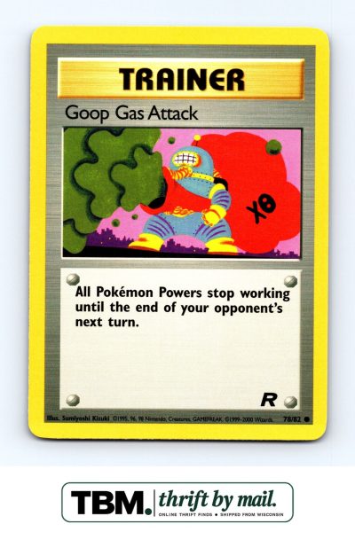 2000 Pokemon Team Rocket #78/82 Goop Gas Attack