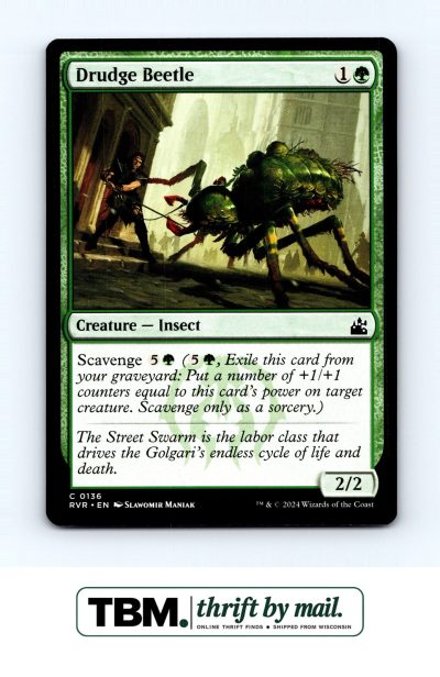 2024 Magic the Gathering Ravnica Remastered #136 Drudge Beetle