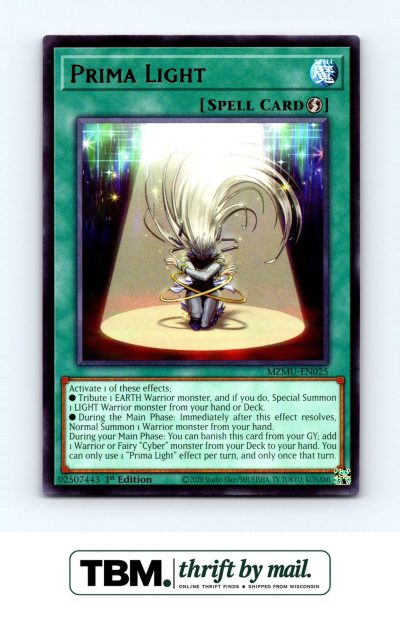 2026 Yugioh #MZMU-EN025 Prima Light