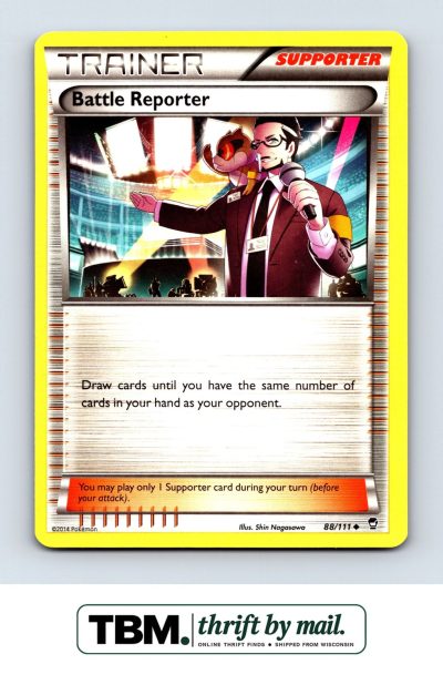 2014 Pokemon XY - Furious Fists #88/111 Battle Reporter