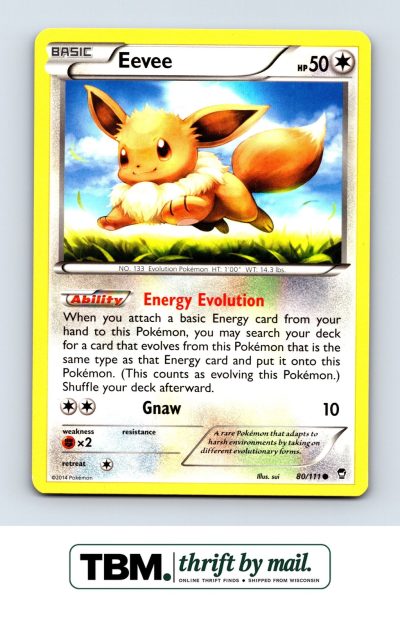 2014 Pokemon XY - Furious Fists #80/111 Eevee