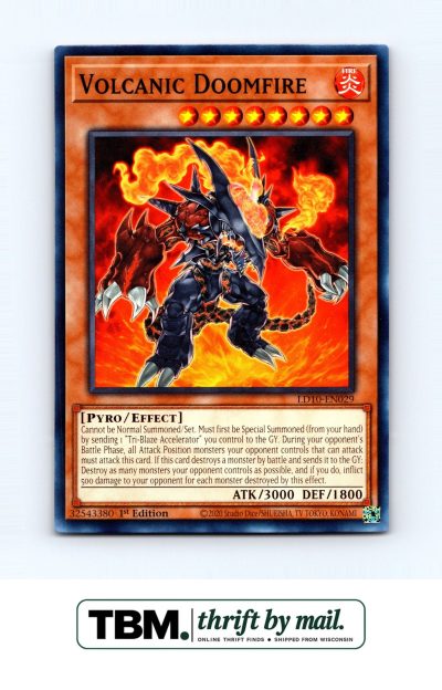 2023 Yugioh #LD10-EN029 Volcanic Doomfire