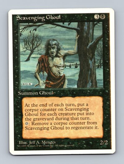 Magic: The Gathering Fourth Edition #128 Scavenging Ghoul Uncommon