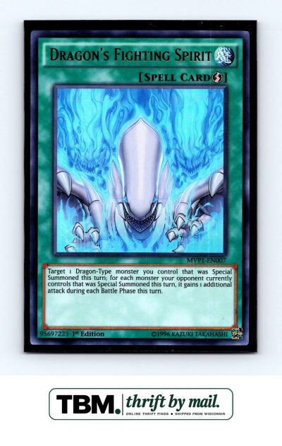 2016 Yugioh #MVP1-EN007 Dragon's Fighting Spirit Foil