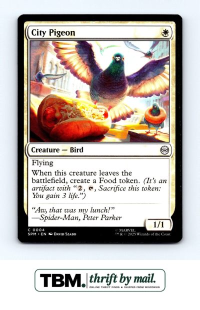2025 Magic the Gathering Marvel's Spider-Man #4 City Pigeon