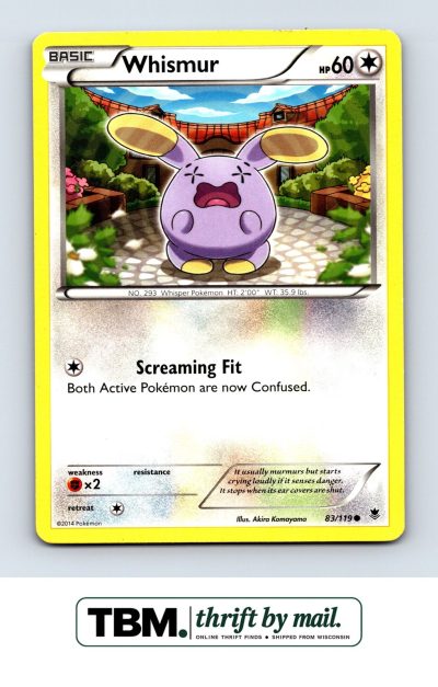 2014 Pokemon XY - Phantom Forces #83/119 Whismur