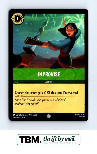 2025 Disney Lorcana Fabled #96/204 Improvise