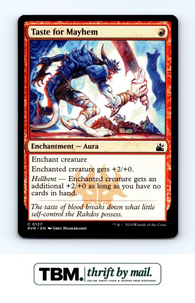 2024 Magic the Gathering Ravnica Remastered #127 Taste for Mayhem