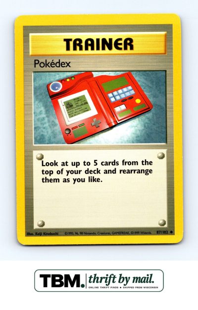 1999 Pokemon Base Set #087/102 Pokedex