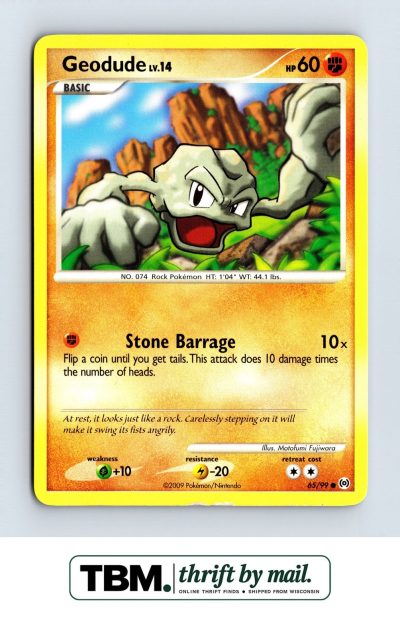 2009 Pokemon Arceus #65/99 Geodude