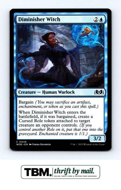 2023 Magic the Gathering Wilds of Eldraine #46 Diminisher Witch