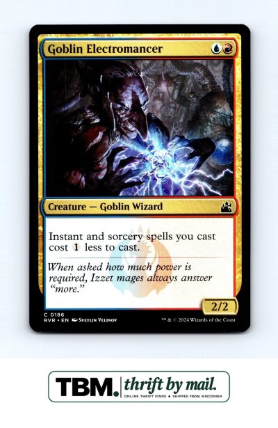 2024 Magic the Gathering Ravnica Remastered #186 Goblin Electromancer