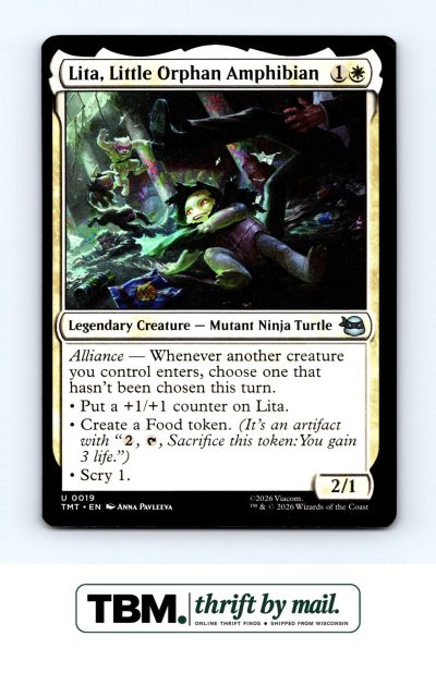 2026 Magic the Gathering Teenage Mutant Ninja Turtles #19 Lita, Orphan Amphibian