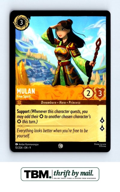 2025 Disney Lorcana Fabled #10/204 Mulan
