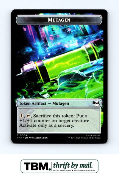 2026 Magic the Gathering Teenage Mutant Ninja Turtles #7 / 9 Mutant / Token