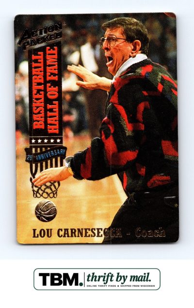 1993 Topps Action Packed Hall of Fame #14 Lou Carnesecca New York Nets