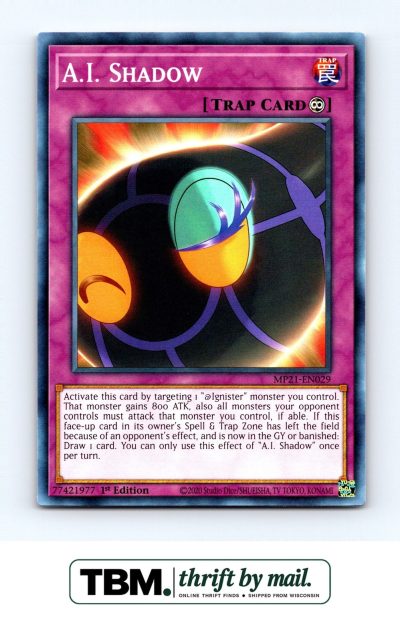 2021 Yugioh #MP21-EN029 A.I. Shadow