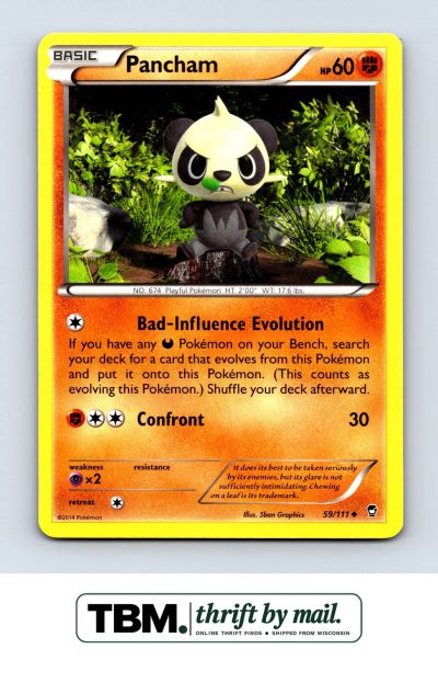 2014 Pokemon XY - Furious Fists #59/111 Pancham (59)