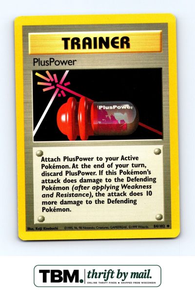 1999 Pokemon Base Set #084/102 PlusPower