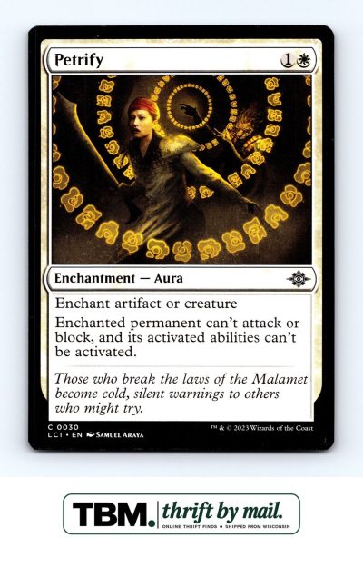 2023 Magic the Gathering The Lost Caverns of Ixalan #30 Petrify