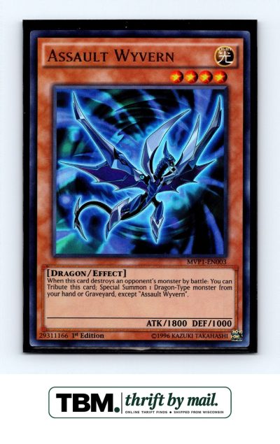 2016 Yugioh #MVP1-EN003 Assault Wyvern Foil