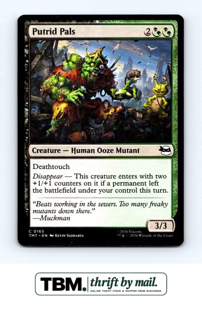 2026 Magic the Gathering Teenage Mutant Ninja Turtles #165 Putrid Pals