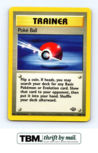 1999 Pokemon Jungle #64/64 Poke Ball